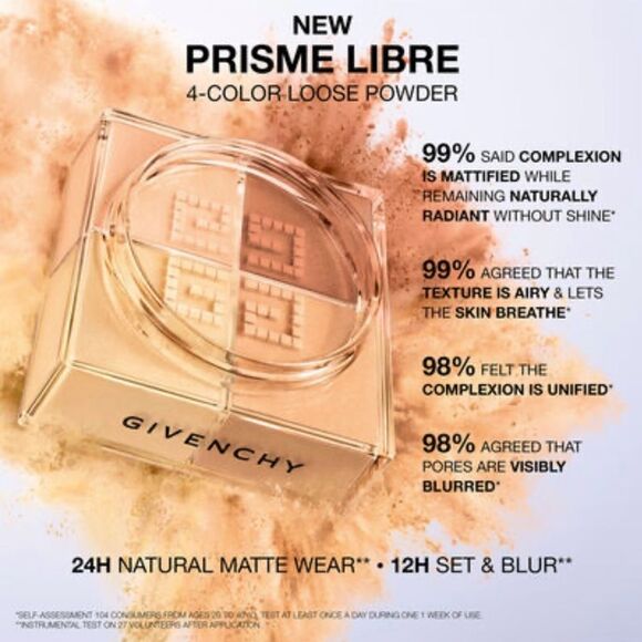 Givenchy Prisme Libre Mat-Finished Loose Powder In 5 Popeline Mimosa Old Formula - Picture 7 of 9